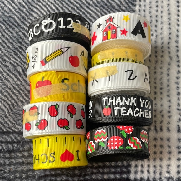 Back to School Themed Ribbon Bundles - Picture 1 of 4